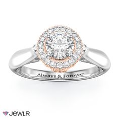 Classic and elegant, this solitaire design is simply stunning. Graceful bands of gold entwine into an intricate design, with a tiny butterfly detail in the center of the bridge. This ring can be further customized by cut, carat weight and setting. Choose from a round brilliant, oval, or princess cut diamond. Carat weights offered are 0.5 ct, 0.7 ct, and 1.0 ct. Finally, you can customize this ring with The Sophia Setting or select our Signature Setting that surrounds the center diamond with a ha Elegant Rose Gold Engraved Ring For Anniversary, Elegant Rose Gold Engraved Anniversary Ring, Elegant White Gold Engraved Ring With Halo Setting, White Gold Engraved Ring With Halo Setting, Fine Jewelry Engraved White Gold Ring With Halo Setting, Luxury White Engraved Promise Ring, Rose Gold Halo Ring With Round Cut For Anniversary, Rose Gold Diamond Ring With Center Stone For Anniversary, Rose Gold Diamond Engraved Ring For Anniversary