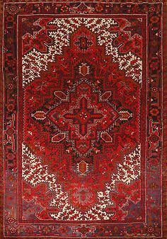 ad eBay - Geometric Red Heriiz Tribal Traditional Handmade Room Size Area Rug 8x10 Carpet - Buy Now, click the link (eBay) Iranian Carpet, Indian Carpet, China Russia, Rug 8x10, 8x10 Rugs, Room Size, 8x10 Area Rugs, Turkish Rugs, Traditional Rugs