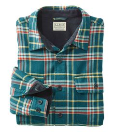 The supersoft, supercozy fleece-lined flannel shirt. Made of our soft cotton flannel paired with toasty fleece, it's seriously cozy, inside and out. Traditional Fit: Relaxed through the chest, sleeve and waist. Garment washed and brushed 100% cotton flannel. 100% polyester fleece lining. Two side and chest pockets hold your valuables. Imported. Country Girl Dresses, Fleece Lined Flannel Shirt, Plaid Shirt Outfits, Lined Flannel Shirt, Single Shirt, Country Girls Outfits, Fabric Ideas, Mens Flannel, Mens Fleece