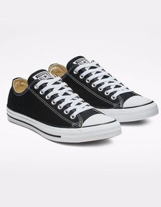 CONVERSE Chuck Taylor All Star Black Low Top Shoes Coraline Closet, Black Converse Low Tops, Converse Low Cut, Black Converse Low, Zapatillas All Star, Making Outfits, All Star Black, Dream Shoe, Converse Classic