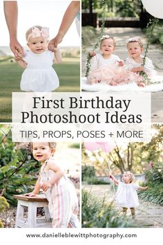 the first birthday photoshoot ideas for babies and toddlers are easy to follow with