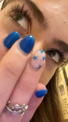 Nail Ideas For School Almond, Short Nail Designs With Hearts, Gel X Nail Designs Blue, Nail Inspo For Really Short Nails, Teen Girl Nail Ideas, Birthday Nails Colorful, Nails To Do At Home Easy, Cute And Simple Acrylic Nails, Easy Natural Nail Designs