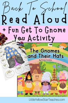 the gnomes and their hats read aloud with text reading back to school read aloud