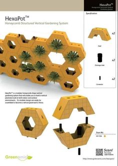 the brochure is designed to look like hexapot's garden system