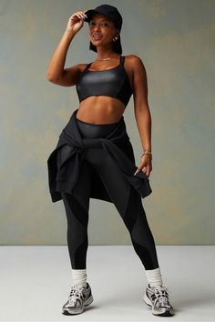 Bold Babe 2-Piece Outfit Fabletics black/black female Activewear >> Womens >> Outfits regular Yoga and Studio Female Activewear, Main Character Energy, Black Workout Leggings, 2piece Outfits, Womens Outfits, Buy Leggings, Workout Fits, Workout Outfits, Dynamic Duo