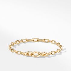 This Stax Chain Bracelet is crafted in 18K yellow gold and features a diamond gemstone with a total carat weight of 0.156. Part of the Stax collection, this elegant piece adds a touch of sophistication to any outfit. David Yurman Bracelets, Bracelet With Diamonds, Jewelry Knowledge, David Yurman Bracelet, Dainty Gold Bracelet, Designer Bracelets, Wrist Jewelry, Jewelry Luxury, Classy Jewelry