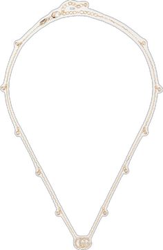 Luxury Engraved Gucci Necklaces, Engraved Silver Gucci Necklace, Luxury White Clavicle Chain Necklace, Gucci Rose Gold Jewelry For Gift, Gucci Rose Gold Jewelry Gift, Gucci Classic Jewelry For Everyday Luxury, Gucci Classic Everyday Luxury Jewelry, Gucci Diamond Jewelry For Anniversary, White Luxury Necklace With Delicate Chain