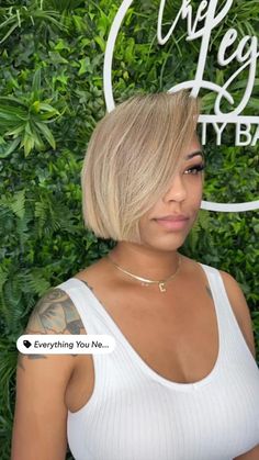 Bob Haircut + Blonde Hair Color Correction 💛 in 2022 | Color correction hair, Bob hairstyles, Short sassy hair Haircut Blonde Hair, Bob Haircut Blonde, Hair Color Correction, Natural Hair Bob, Pressed Natural Hair, Silk Press Natural Hair, Twisted Hair, Haircut Blonde, Short Hair Pixie Cuts