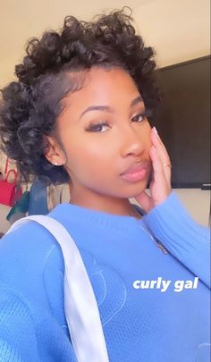 Natural Big Chop Hairstyles, Short Type 3 Curly Hair, Big Chop Curly Hairstyles, Pixie Cut Black Women Curly, Short Curly Fro Black Women, Short Hair Styles Black Women Natural, Short Curly Afro Natural Hair, Curly Pixie Haircut Black Women Natural Hair Short Cuts, Big Chop Black Women