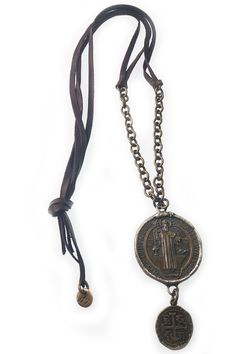 36 Inch lenght with 3 Inch extension2 Inch diameter Coin Medallion PendantPlus 1 inch diameter coin dangle Vintage Necklace With Adjustable Chain, Bronze Medallion Necklaces With Charms, Brown Pendant Jewelry For Everyday Use, Everyday Use Brown Pendant Jewelry, Vintage Lariat Necklace With Adjustable Length, Adjustable Medallion Pendant Necklace, Adjustable Pendant Medallion Necklace, Vintage Brown Jewelry With Adjustable Chain, Brown Brass Jewelry With Adjustable Chain