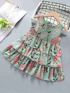 Layered Dresses, Cotton Frocks For Kids, Frocks Design