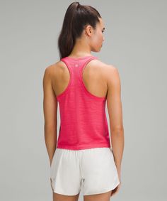 Swiftly Tech, Race Day, Waist Length, Sleeveless Tank Top, Racerback Tank Top, Sleeveless Tank, How To Run Longer, Racerback Tank, Womens Tank