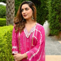 Indian Ethnic Palazzo Kurta Pink Ready To Wear Salwar Kameez Traditional Suits  | eBay Full Sleeves Top, Gotta Patti Work, Full Sleeve Top, Traditional Suit, Golden Coin, Gotta Patti, Fancy Kurti, Kurtis With Pants, Sequence Work