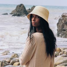 Meet the Byron in crochet toquilla straw! This bucket hat is a wardrobe essential for endless outfits combos - timeless and versatile, this straw bucket hat will take you from the beachside to the city life, and become a staple in your wardrobe! Crown: 10 cm | 3.94" Short brim: 7 cm | 2.75" Color: natural beige UPF 50+ Handmade in Ecuador Adjustable inner sweat band for a flexible fit Wide Brim Woven Bucket Hat In Natural, Wide Brim Natural Woven Bucket Hat, Everyday Lightweight Brimmed Straw Hat, Lightweight Brimmed Straw Hat For Everyday, Woven Toquilla Straw Bucket Hat With Curved Brim, Natural Woven Wide Brim Bucket Hat, Natural Wide Brim Toquilla Straw Bucket Hat, Casual Woven Bucket Hat With Flat Brim, Casual Woven Flat Brim Bucket Hat