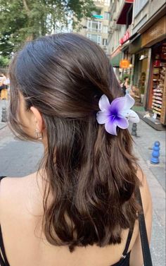 Hairstyles Fall, University Aesthetic, Accessories Colorful, Summer Things, Aesthetic Purple, Clip Hairstyles, Hair Summer, Hair Up Styles, Hair Stylist Life