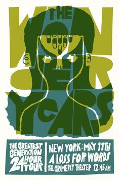 the new york years concert poster