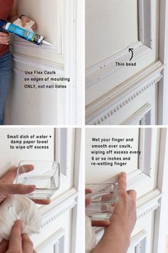 instructions for painting an old window frame