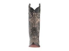 Your cowgirl heart will love the ruggedly feminine style of the L5048 boot from Corral™..Handcrafted leather upper with a distressed finish..Features intricate Western stitching detail on vamp and shaft..Dual pull on tabs at sides for easier on-and-off..Leather lined for added comfort..Snip toe silhouette for a pointed finish look..Leather outsole..Imported..Product measurements were taken using size 8.5, width B - Medium. Please note that measurements may vary by size..Weight of footwear is based on a single item, not a pair..Measurements: Heel Height: 1 3/4 in Weight: 1 lb 3 oz Circumference: 14 1/2 in Shaft: 13 in Western Distressed Boots With Snip Toe, Rustic Distressed Boots With Snip Toe, Rustic Patina Boots With Snip Toe, Rustic Patina Snip Toe Boots, Corral Boots, Handcrafted Leather, Boots Shoes, Personal Shopping, Feminine Style