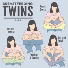 the breastfeeding twins positions