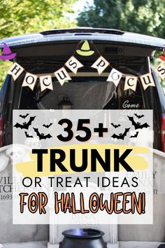 trunk or treat ideas for halloween