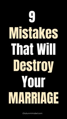 Commiting these 9 marital blunders will ruin your happy marriage. Read to know so you can avoid them now. Lack Of Intimacy, Feeling Unimportant, Relationship Posts, Physical Intimacy, Committed Relationship, Successful Marriage