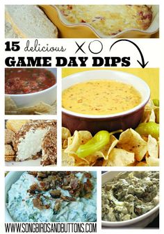 some delicious game day dips that are perfect to serve for the next big game