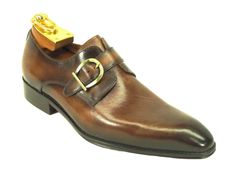 Monk Strap Shoes, Navy And Brown, Dress Shoe, Footwear Collection, Monk Strap, Sporty Style, Stacked Heel, Shoe Shop, Chestnut