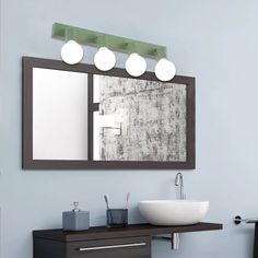 Modern Green Linear Vanity Mirror Light - Macaron Style 4 Heads Metal Wall Lighting For Bathrooms Bow Wall, Modern Bathroom Mirrors, Mirror With Led Lights, Mirror Lamp, Mirror Light, Wall Sconces Bedroom, Green Bathroom, Modern Wall Lights, Led Mirror