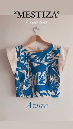 Fitted Blue Block Print Tops, Fitted Blue Top With Block Print, Hand Printed Cotton Tops, Fitted White Block Print Top, Fitted White Top With Block Print, White Fitted Top With Block Print, Crop Top Embroidery, Top Embroidery, Women Crop Top