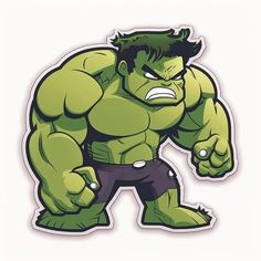 an image of a cartoon character that looks like the incredible hulk from the avengers movie