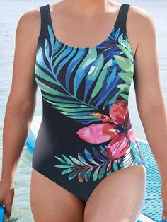 Tank One Piece Swimsuit One-piece Swimwear With Upf 50+ For Summer, Summer One-piece Swimsuit With Built-in Bra, Upf 50+ One-piece Summer Swimwear, One-piece Swimwear With Built-in Bra For Beach, Beachwear One-piece Swimsuit With Built-in Bra, Backless Tankini, Blouson Tankini, Bathing Suits For Women, Bandeau Tankini