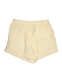 Shein Shorts Size: Medium Bottoms - used. 95% Polyester, 5% Spandex, Solid | Shein Shorts: Ivory Solid Bottoms - Size Medium Cream Stretch Bottoms For The Beach, Cream Stretch Bottoms For Beach, Stretch Cream Bottoms For The Beach, Stretch Cream Bottoms For Beach, Cream Bottoms With Elastic Stretch Waistband, Cream Stretch Shorts For Summer, Cream Stretch Bottoms With Elastic Waistband, Cream Short Length Bottoms For Vacation, Cream Stretch Short Bottoms