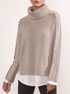 already on the site Minimalist Fall Fashion, Special Sweater, I Fall To Pieces, Vegan Leather Skirt, Fall Fashion Inspiration, Casual Bottoms, Cozy Chic, Down Vest, Fringe Trim