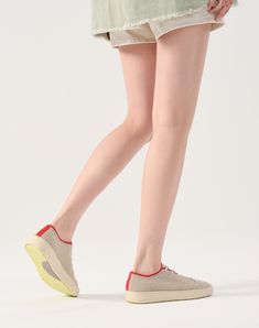 The classic sneaker. This reimagined staple features a relaxed silhouette, a single-layer knit upper made of 94% recycled polyester yarn and a patented, ultra-light sole that is made to last. A minimalist design with maximal comfort. Casual Slip-on Sneakers With Vibram Sole, Sporty Everyday Comfortable Sneakers, Beige Sneakers With Contrast Sole For Summer, Beige Athleisure Sneakers With Rubber Sole, Athleisure Beige Sneakers With Rubber Sole, Summer Beige Sneakers With Contrast Sole, Beige Casual Sneakers With Contrast Sole, Casual Beige Sneakers With Contrast Sole, Sporty Everyday Beige Sneakers