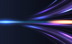 an abstract blue and purple background with light streaks on the dark side, like lines or curves