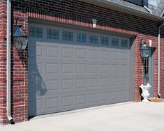 a garage door with the words garage doors on it