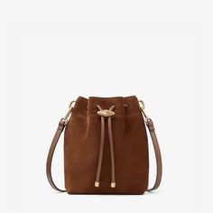 Cinch Mini | Tan Suede Mini Bag | JIMMY CHOO North And South, Clothes Horse, Tan Suede, Jimmy Choo, Mini Bag, Bucket Bag, Latest Fashion, Women Accessories, London