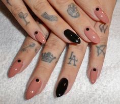 Gel Opi, Nails Oval, Girl Nails, Super Nails, Nail Envy, Goth Girl, Ideas Nails, Get Nails, Nails Gel