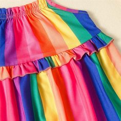 Product Title: Girls Rainbow Striped Printed Sleeveless Dress Kids Wear Keyword Tag: Best Website For Baby Clothes* Soft Feeling & Cozy Comfortable* Package Package Included: 1 Dress* Fabric & Fabric: 95% Polyester, 5% Spandex* Available for Machine Wash as well as TumbleDry* Imported Are you look for a best quality and cheapest dress? Then Girls Rainbow Striped Printed Sleeveless Dress Kids Wear Wholesale is the best one for you! The New style with amazing designs for reflect fashion vibes that Fashion Vibes, Soft Feeling, Girl Rainbow, Best Website, Candy Stripes, Cheap Dresses, Rainbow Stripes, Kids Wear, Dress Fabric