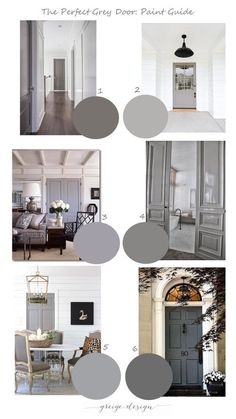 the color scheme for this room is gray and white