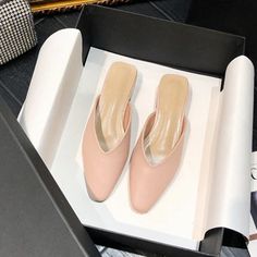 Synthetic Flats For Office In Summer, Synthetic Flats For Summer Office Wear, Casual Slip-on Heels With Rubber Sole, Casual Pointed Toe Slip-on Flats For Office, Casual Slip-on Pointed Toe Flats For Office, Summer Synthetic Almond Toe Loafers, Casual Almond Toe Flats For Spring, Casual Synthetic Mules For Office, Casual Slip-on Slippers With Almond Toe