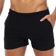 Season:Summer,Spring; Fabric:95% Cotton; Gender:Men's; Style:Casual,Basic; Elasticity:Micro-elastic; Occasion:Home,Daily; Fit Type:Slim; Function:Soft,Breathable; Waistline:Mid Waist; Pattern:Solid Colored; Special Size:Normal; Pants Type:Sweat Shorts,Underwear Shorts; Fly Type:Elasticity; Front page:FF; Listing Date:08/20/2020; Production mode:External procurement; Hips:null; Length:; Waist:; Special selected products:COD; Fit US Size:null; Fit UK Size:null; Fit EU Size:null; Standard Size:null Black Stretch Boxer Briefs With Built-in Shorts, Stretch Black Boxer Briefs With Built-in Shorts, Casual Stretch Solid Color Pajama Shorts, Leisure Stretch Pajama Shorts, Stretch Leisure Pajama Shorts, Stretch Pajama Shorts For Leisure, Stretch Black Shorts For Summer, Summer Workout Boxer Briefs, Black Stretch Shorts For Summer