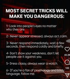 a poster with the words most secret tricks will make you dangerous