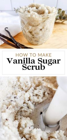 how to make vanilla sugar scrub