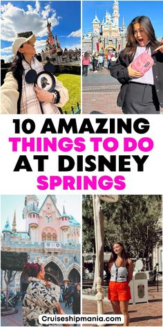 the top 10 things to do at disney springs