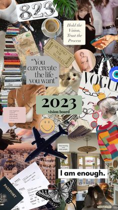 the collage shows many different types of people and things that are on display in this photo