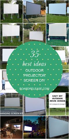 the best ideas for outdoor projector screen diy