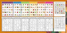 a printable thanksgiving counting game for children