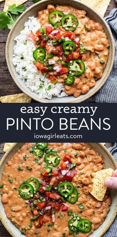 This easy Pinto Beans recipe is the perfect side for any Tex-Mex meal! 🌶 Creamy, gluten-free, low-fat, and vegan—your new go-to dish! #TexMexSideDish #VeganRecipes #GlutenFreeCooking #HealthySides #EasyDinnerIdeas