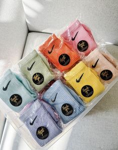 Hand-dyed Nike crew socks  Unisex Converse Socks, Pastel Socks, Winter Inspo Outfits, Nike Crew Socks, Olive Style, Cool Nike Wallpapers, Cute Nike Outfits, Modest Style, Nike Socks